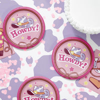 Boots and Bows 6.75 inch Paper Luncheon Plate (8/Pkg)