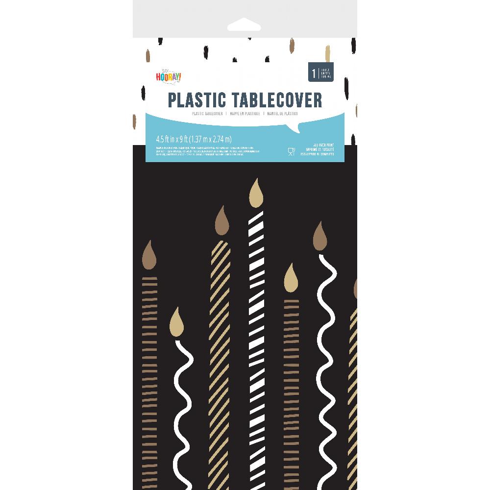 Golden Wishes Tablecover, Paper 54"x96" (1/Pkg)