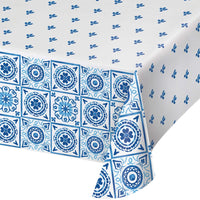 Blue Willow Paper Tablecover 54