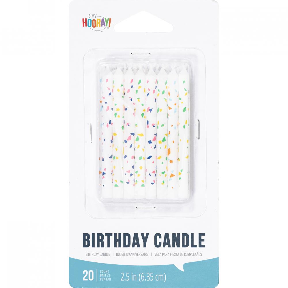 2.5" Birthday Candles Printed Confetti (20/Pkg)