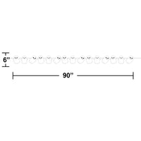 Bulk Case of Ghosts Shaped Banner with White Twine (1/Pkg)