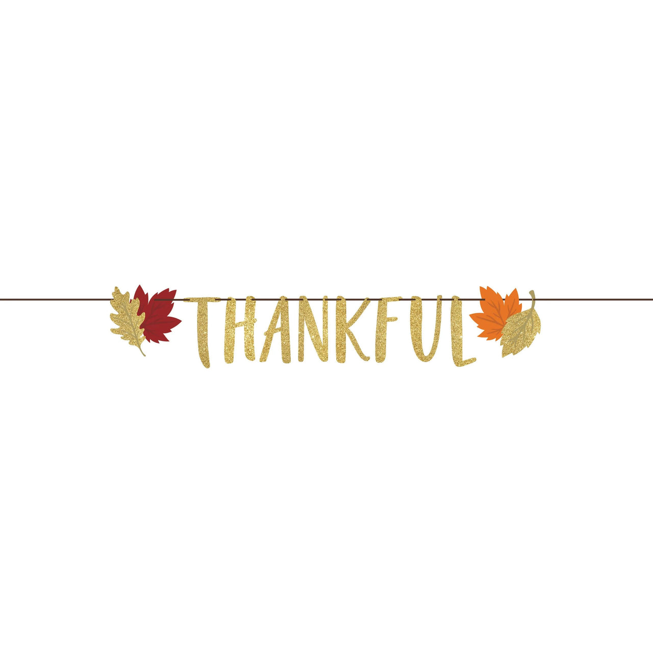 12 pc Bulk Thankful Fall Ribbon Banner Shaped
