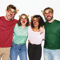 Bulk Case of Reindeer Christmas Glasses Favor