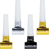 New Year's Eve Decor 4th Gold New Year Wearables Kit for 4, Black, Silver, Gold