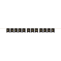 12 pc Bulk New Years Ribbon Banner Shaped