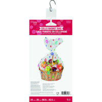 Bulk Case of Snowflake Basket Bag