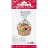 Bulk Case of Snowflake Basket Bag