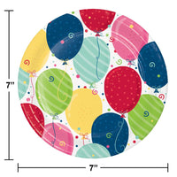 Bulk Case of Festive Fun 10ct Sturdy Style 6.75 Inch Dessert Plate