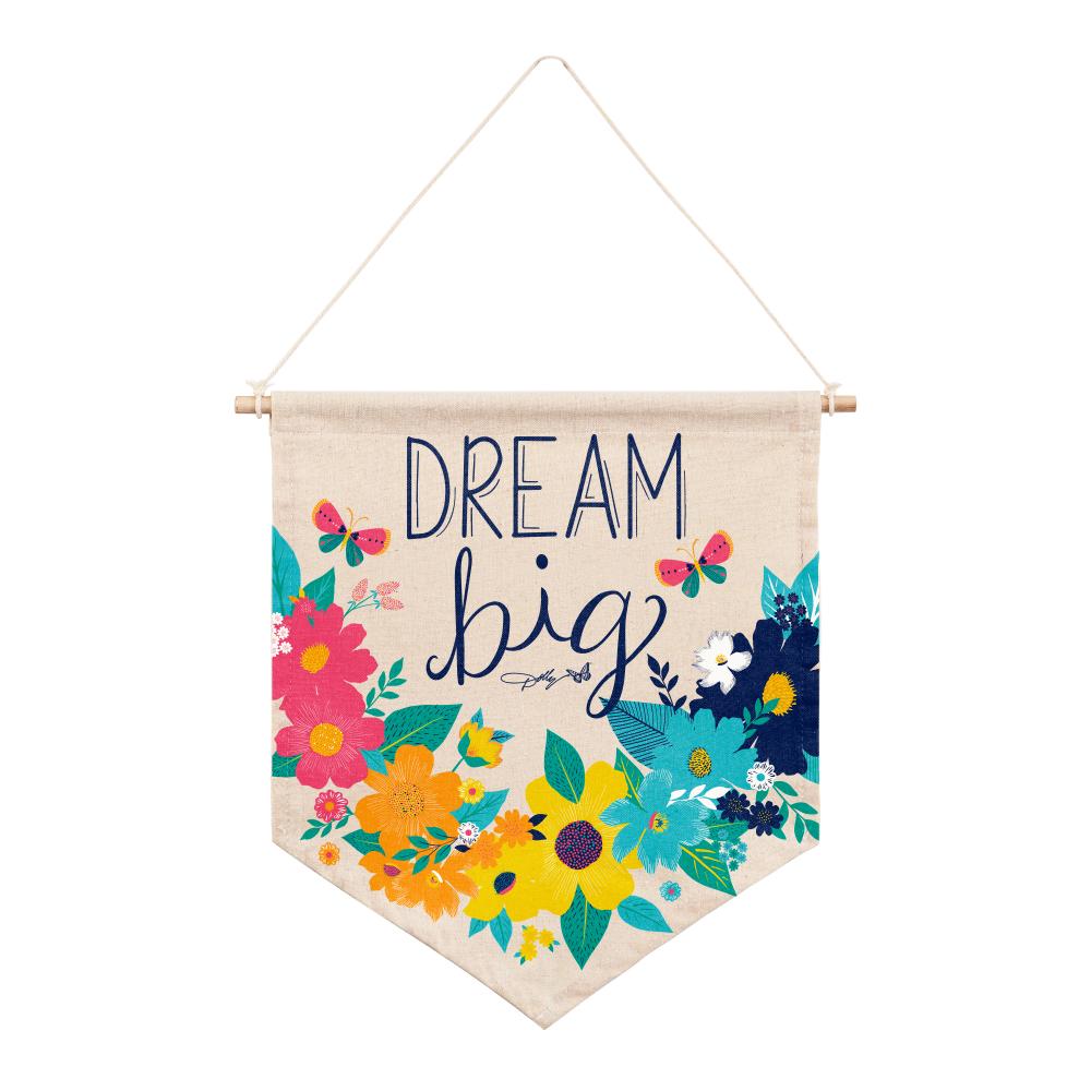 12ct Bulk Dolly Parton "Dream Big" Hanging Canvas Sign