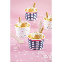 48ct Bulk Dolly Parton Paper Dessert Cups With Wooden Spoons
