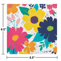 192ct Bulk Dolly Parton Blossoming Beauty 2 Ply Luncheon Napkins