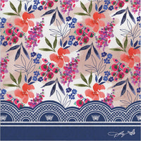 192 pc Bulk Dolly Parton Celebrate Floral 2 Ply Luncheon Napkins