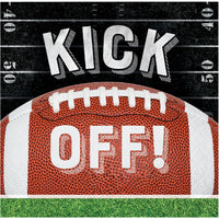 192 pc Bulk Football Kick Off Beverage 2Ply Napkin