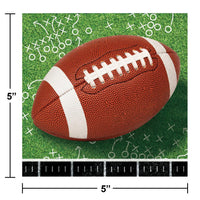 Bulk Case of Football Beverage Napkin