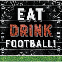 192 pc Bulk Football Eat Drink Beverage 2ply Napkin