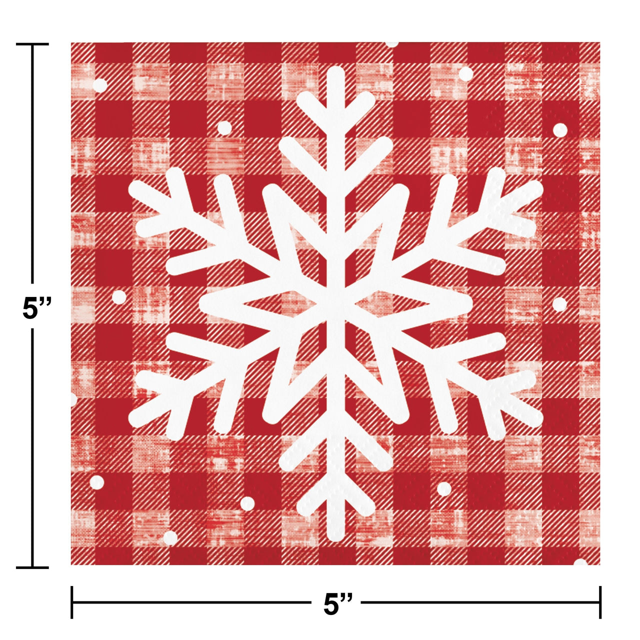 Bulk Case of Let It Snow Beverage Napkin