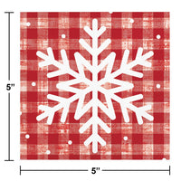 Bulk Case of Let It Snow Beverage Napkin