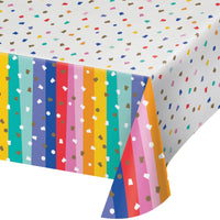 6 pc Bulk Birthday Confetti Tablecover, Paper 54