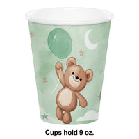 Teddy Bear Hot/Cold Cup 9oz. (8/Pkg)