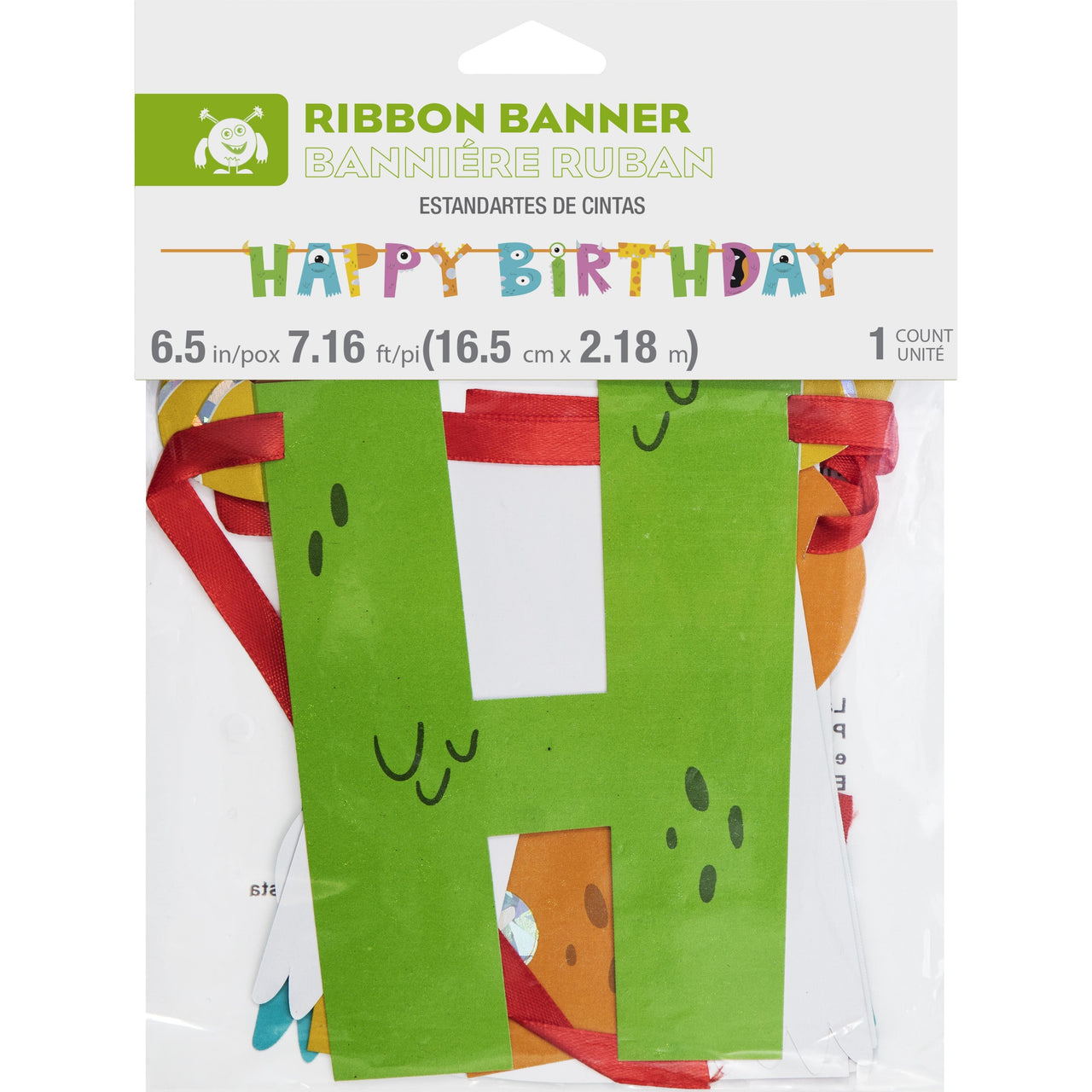 Bulk Case of Monsters Letter Banner w/ Ribbon