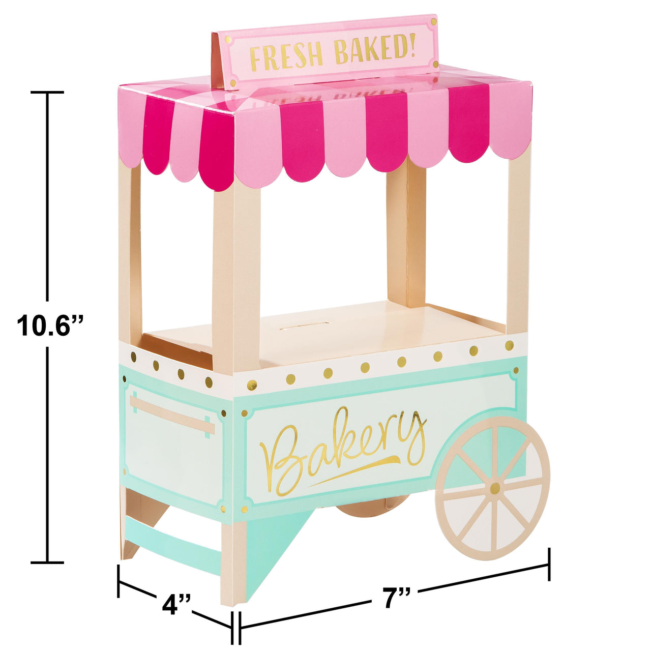 Bulk Case of Bakery Sweets Centerpiece 3D, Foil