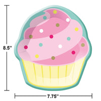 Bulk Case of Bakery Sweets Cupcake Shaped Plate