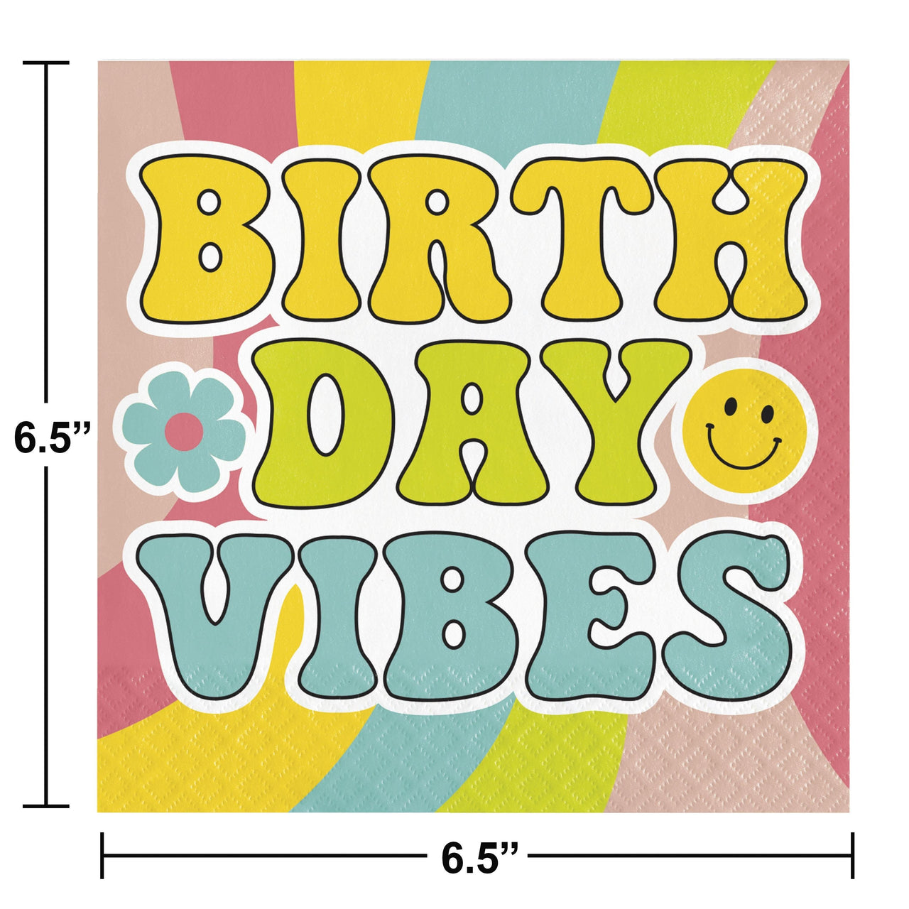 Bulk Case of Flower Power Luncheon Napkin