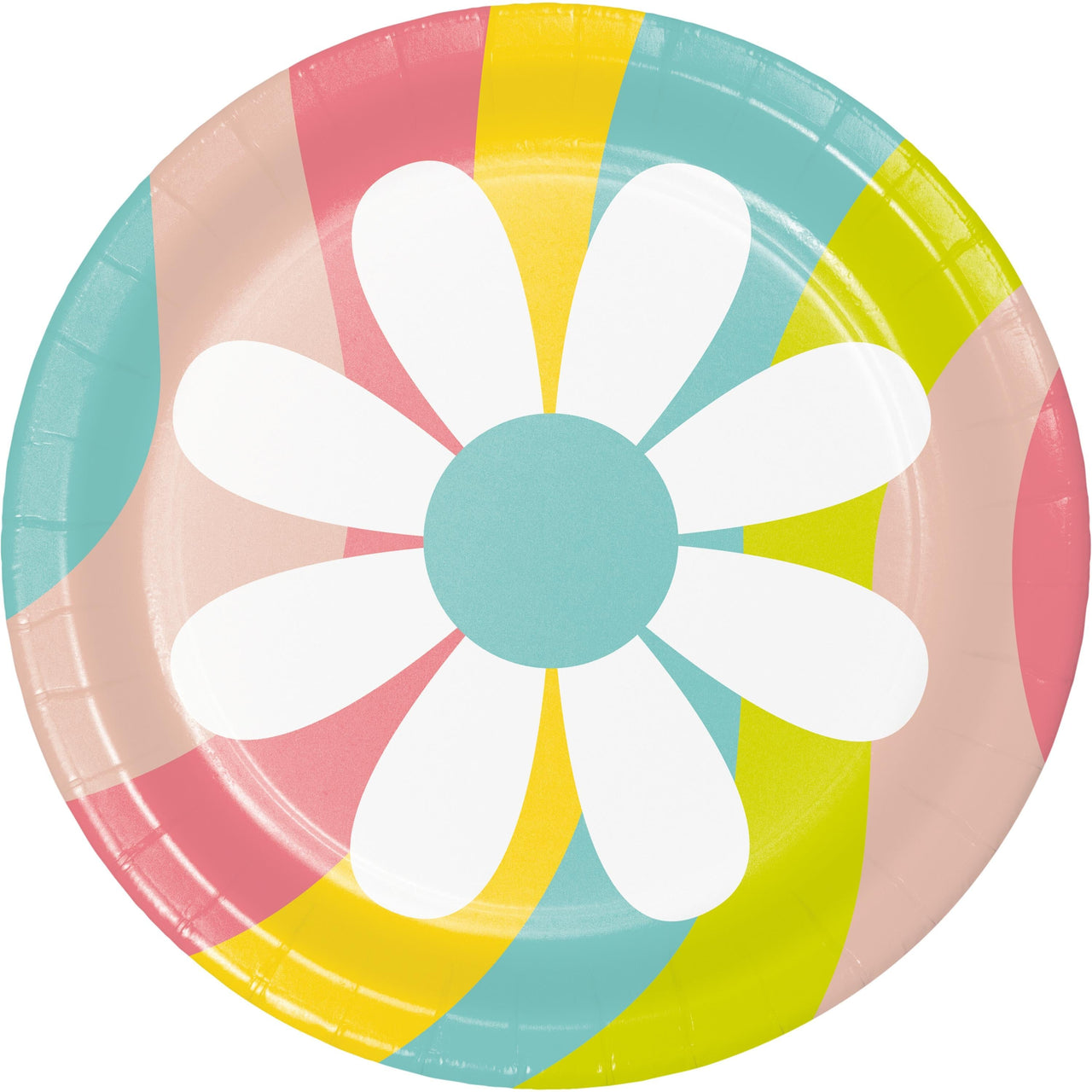 Bulk Case of Flower Power 6.75 Inch Dessert Plate, Assorted Designs