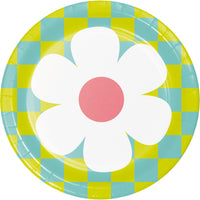 Bulk Case of Flower Power 6.75 Inch Dessert Plate, Assorted Designs