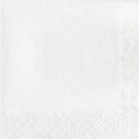 900 pc Bulk White 2 Ply Luncheon Napkins