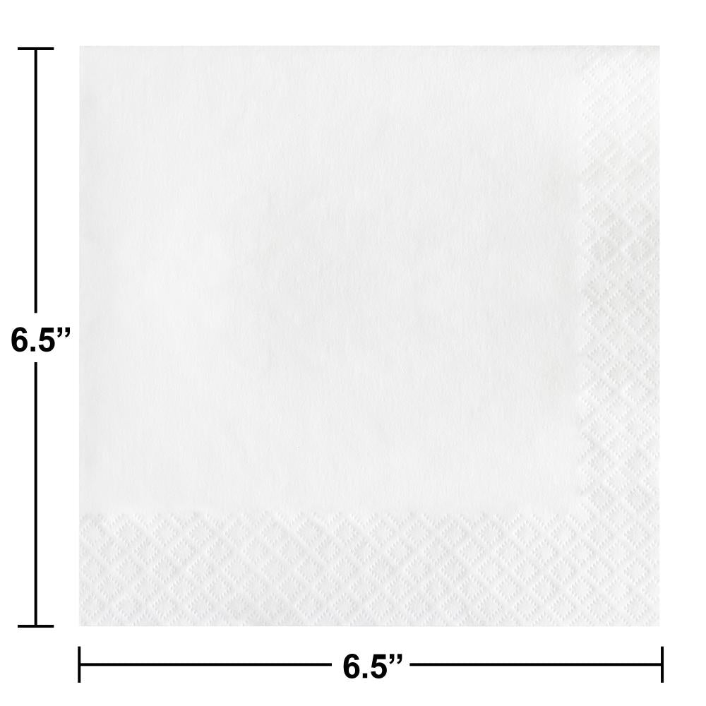 White Luncheon Napkin 2Ply (150/Pkg)
