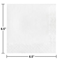 White Luncheon Napkin 2Ply (150/Pkg)