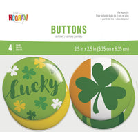 48 pc Bulk St Patricks Day Wearable Buttons