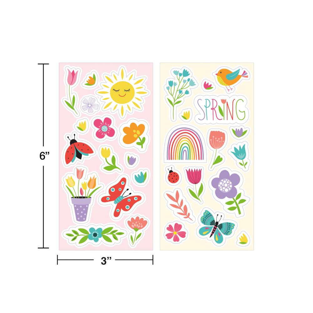 Spring Stickers (8/Pkg) by Creative Converting