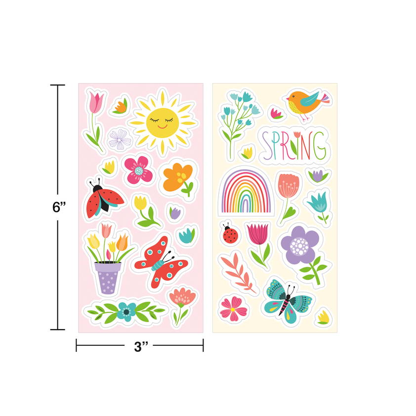 Spring Stickers (8/Pkg) by Creative Converting