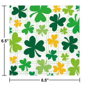 Shamrock and Roll 2 Ply Luncheon Napkin (16/Pkg) by Creative Converting