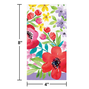 Spring Poppies Guest Towel, Spring Poppies (16/Pkg) by Creative Converting