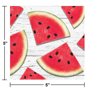 Watermelon Wow 2 Ply Beverage Napkin (16/Pkg) by Creative Converting