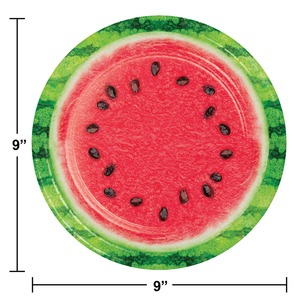 Watermelon Wow Paper Dinner Plate (8/Pkg) by Creative Converting