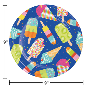 Summer Sweets Paper Dinner Plate (8/Pkg) by Creative Converting