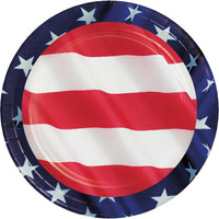 96 pc Bulk Patriotic Stars and Stripes 6.75