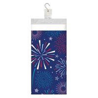 12ct Bulk Patriotic Party Paper Tablecover Border Print, 54