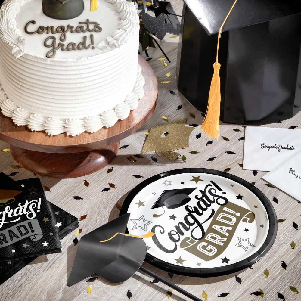 96ct Bulk Grad Glamor Paper 9" Dinner Plate