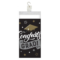 12ct Bulk Grad Glamor Paper Tablecover Border Print, 54
