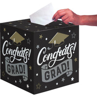 6 pc Bulk Grad Glamor Square Card Box 12