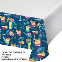 Summer Breeze Paper Tablecover Border Print, 54