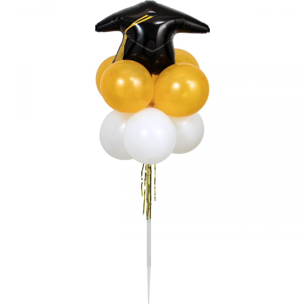12 pc Bulk Graduation Balloon Yard Cluster