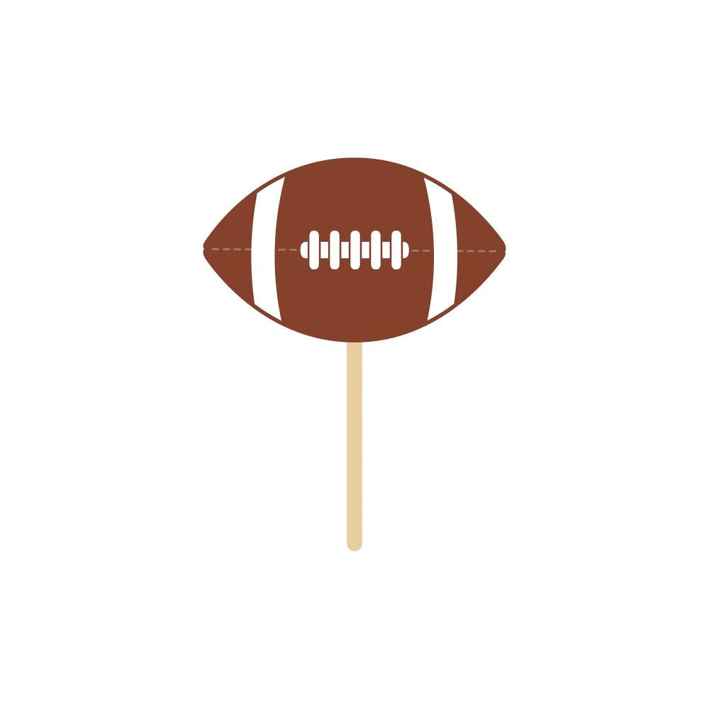600 pc Bulk Tailgate Decor Wooden Pick Football