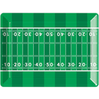 12 pc Bulk Tailgate Decor Plastic Tray, Football 10