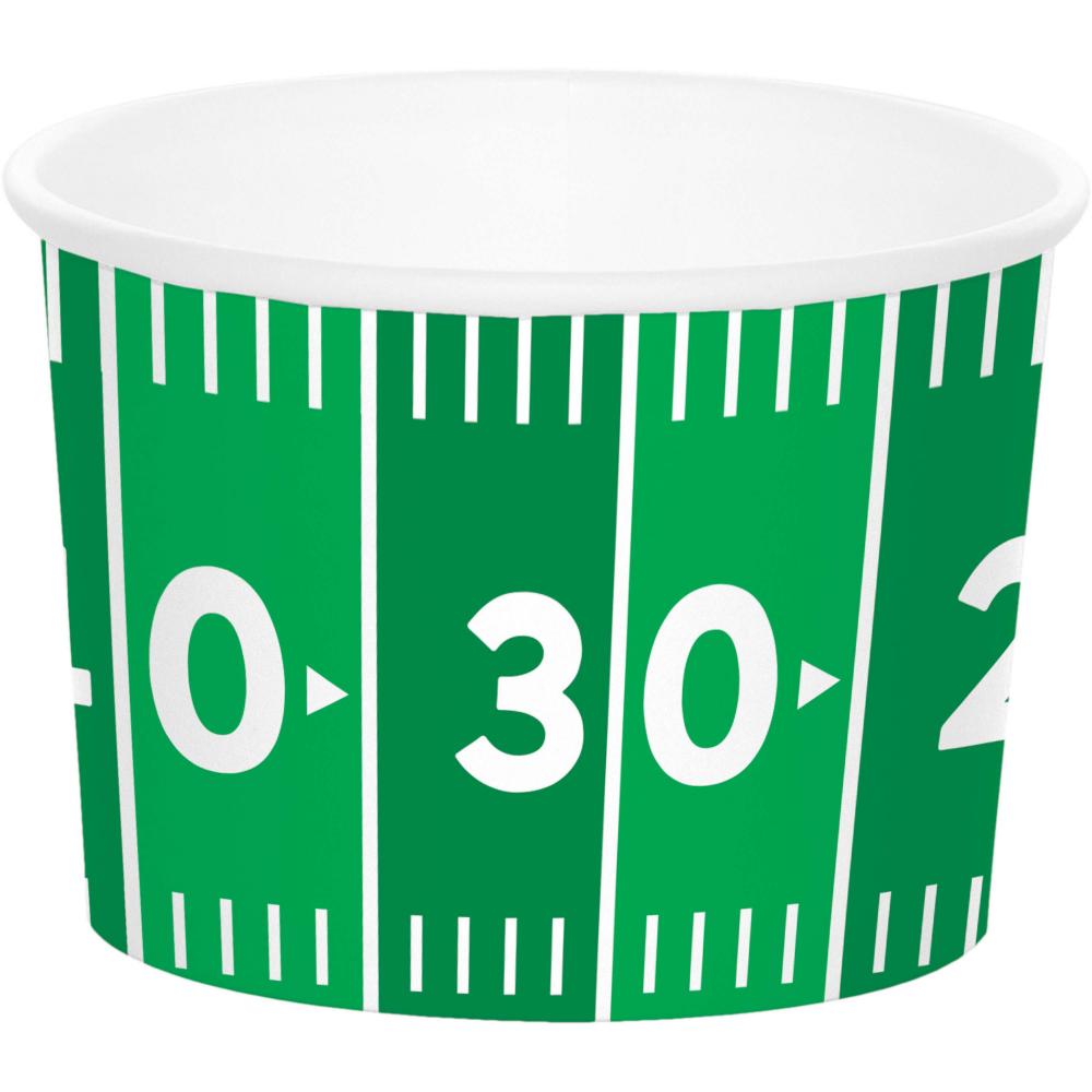 96 pc Bulk Tailgate Decor Treat Cups, Football